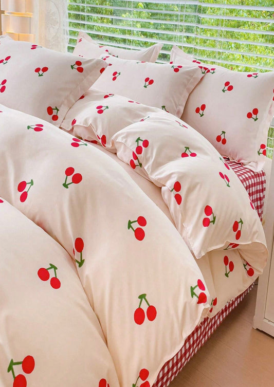 Cherry Milkshake Duvet Set